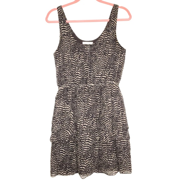 Madewell Dresses & Skirts - Madewell Eliot Silk Ruffle Dress Animal Print 4